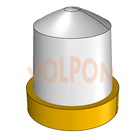 Компактный круглый силиконовый тампон Volpon NN-40 для инфографики.