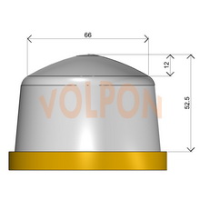 Размеры круглого тампона для тампопечати Volpon NN-255 Размеры круглого тампона для тампопечати Volpon NN-255